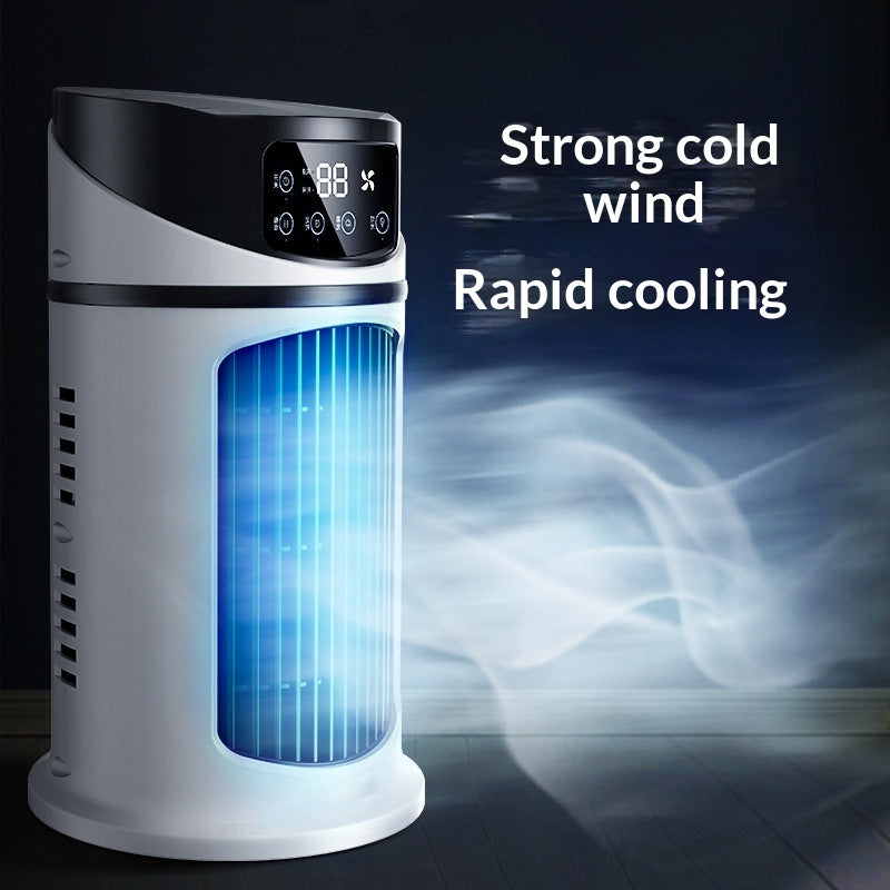 Aire acondicionado portátil USB Mini aire acondicionado Ventilador enfriador de aire Ventilador de refrigeración por agua Aire acondicionado enfriador de aire para el hogar y la oficina