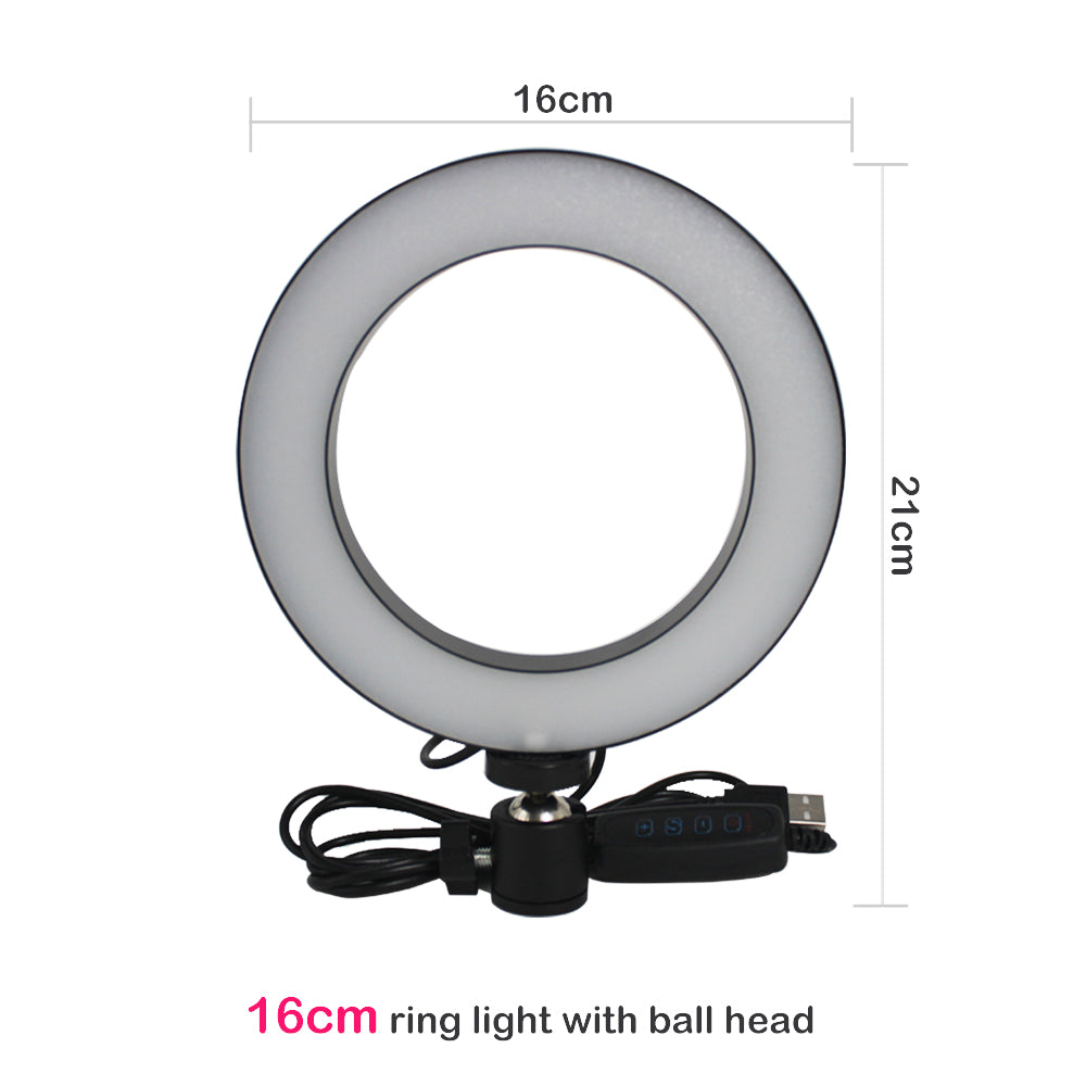 Aro de Luz LED RGB con Trípode para Fotos y Vídeo — Compatible con iPhone y Android
