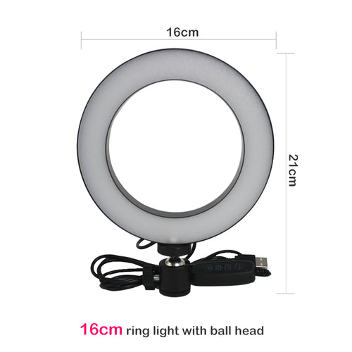 Aro de Luz LED RGB con Trípode para Fotos y Vídeo — Compatible con iPhone y Android