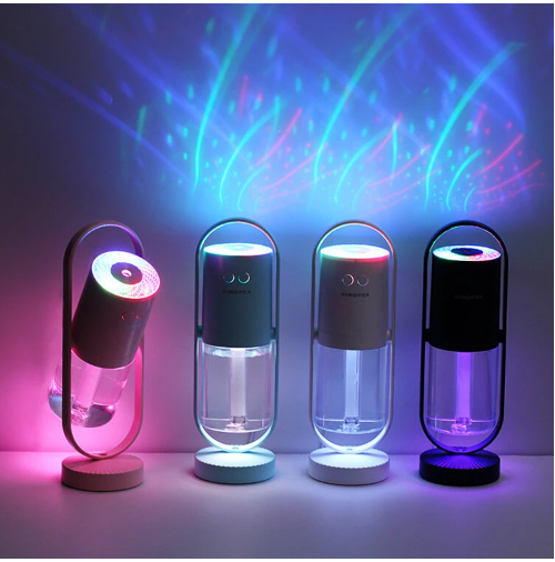 Humidificador USB Ultrasónico con Luz Nocturna — Ambiente Relajante para Dormitorio y Oficina
