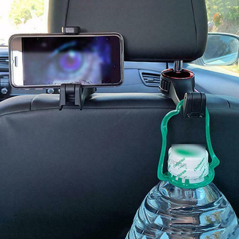 Gancho para reposacabezas de coche, soporte para teléfono, colgador para coche para A4 B6, gancho de almacenamiento para respaldo de asiento, soporte para teléfono, clip de sujeción para automóvil