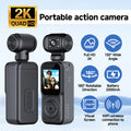Cámara deportiva panorámica portátil DV para exteriores HD 4K con doble lente para grabar ciclismo.