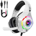 Auriculares Gaming con Micrófono y Luz LED RGB — Sonido Estéreo Bass para PS4, PC y Móvil