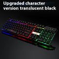 Teclado Gaming RGB con Iluminación LED y Cable USB — Diseño Compacto para PC y Consola