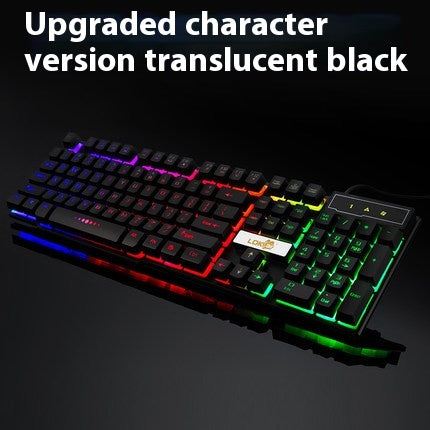 Teclado Gaming RGB con Iluminación LED y Cable USB — Diseño Compacto para PC y Consola