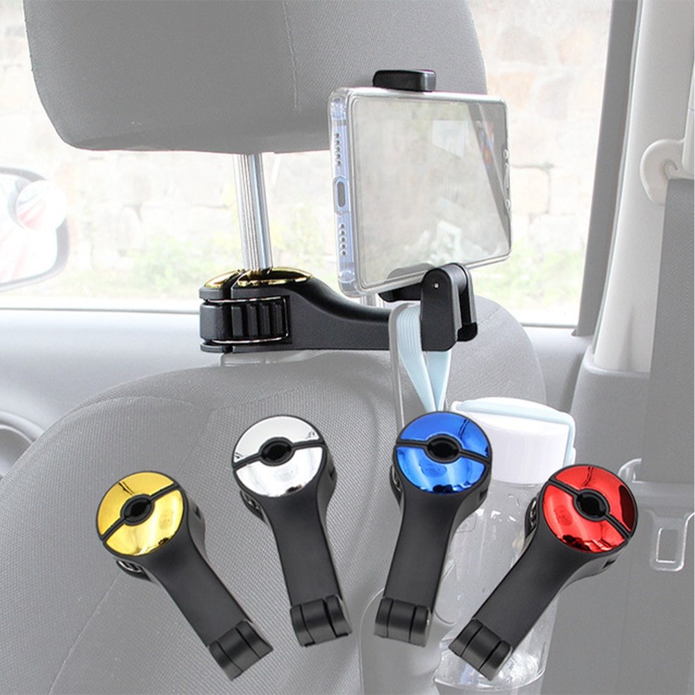 Gancho para reposacabezas de coche, soporte para teléfono, colgador para coche para A4 B6, gancho de almacenamiento para respaldo de asiento, soporte para teléfono, clip de sujeción para automóvil