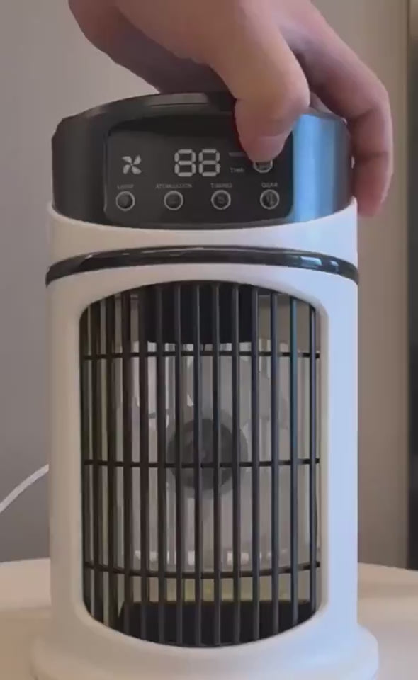 Aire acondicionado portátil USB Mini aire acondicionado Ventilador enfriador de aire Ventilador de refrigeración por agua Aire acondicionado enfriador de aire para el hogar y la oficina
