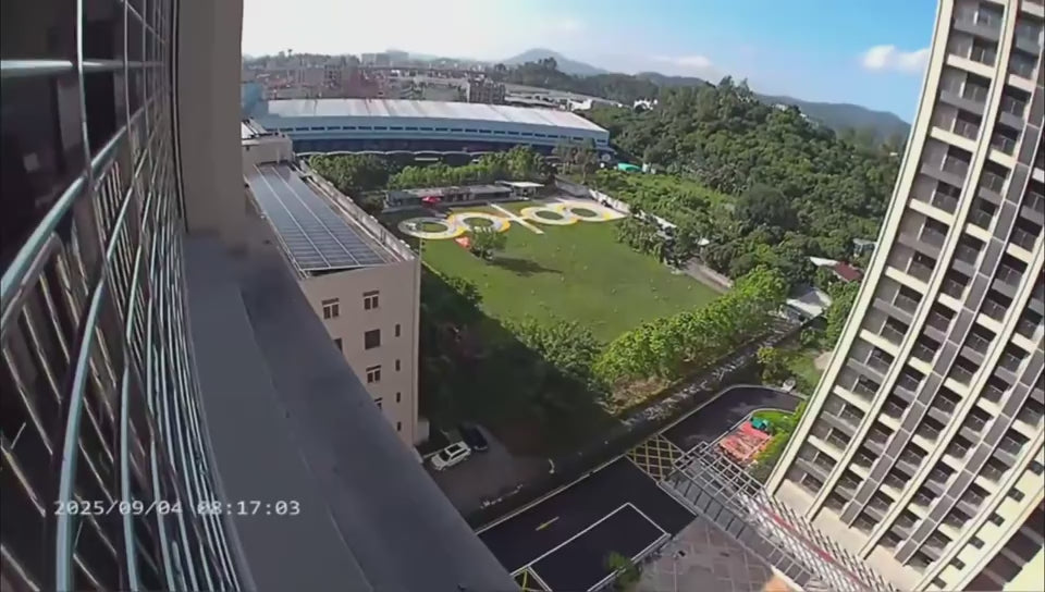 Cámara deportiva panorámica portátil DV para exteriores HD 4K con doble lente para grabar ciclismo.